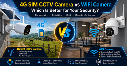 4G SIM CCTV Camera vs WiFi Camera: Which Is Better?